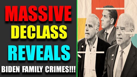 MASSIVE DECLASS REVEALS A FAMILY CRIMES!! - TRUMP NEWS