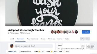 Nearly 8,000 people join 'Adopt a Hillsborough Teacher' group to buy supplies for local educators