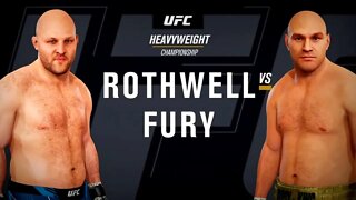 EA Sports UFC 4 Gameplay Tyson Fury vs Ben Rothwell