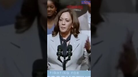 Try to comprehend what the affirmative action hire Vice President Kamala Harris is saying.