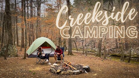 Creekside Camping | Relaxing in Beautiful Forest