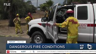 Staffing levels increase amid fire conditions in county