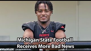 Michigan State Football Receives More Bad News