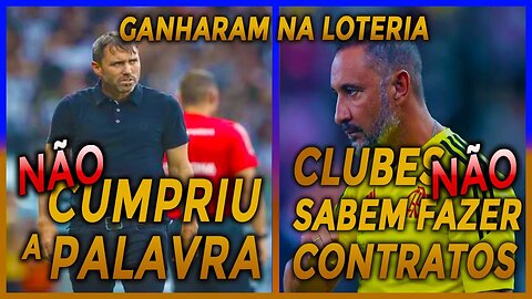 FLAMENGO e ATLÉTICO-MG são EXEMPLOS a NÃO SEREM SEGUIDOS! CASOS de COUDET e VITOR PEREIRA mostram..