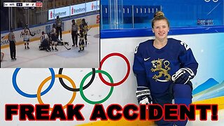 TRAGIC accident during hockey game leaves Female Hockey Player PARALYZED FOR LIFE! CAREER OVER!