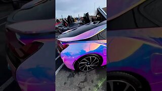 I8 CRAZY WRAP AT CAR SHOW #shorts