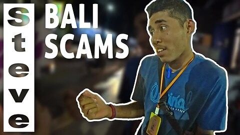 TOURIST SCAMS IN BALI - Be Aware 🇮🇩