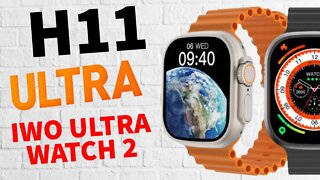 H11 Ultra Smartwatch série 8 original, iwo watch 2, 49mm, bateria de 400 mah pk H10 IWO ULTRA