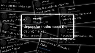 The grim, but needed reality of the dating market