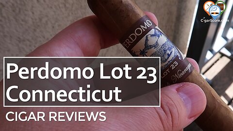 A Cheap CHAMPAGNE? PERDOMO Lot 23 CONNECTICUT Robusto - CIGAR REVIEWS by CigarScore