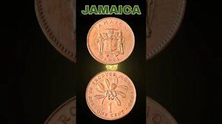 Jamaica 1 cent 1971.#shorts #coinnotesz