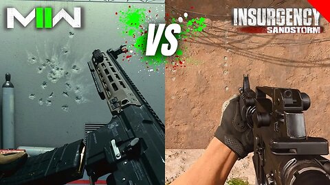 An interesting recoil comparison.. | MW2 vs Insurgency Sandstorm...