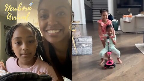 Porsha Williams Niece Baleigh Moderates Mom Lauren's Live While Cooking! 😂