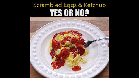 Scrambled eggs ketchup [GMG Originals]