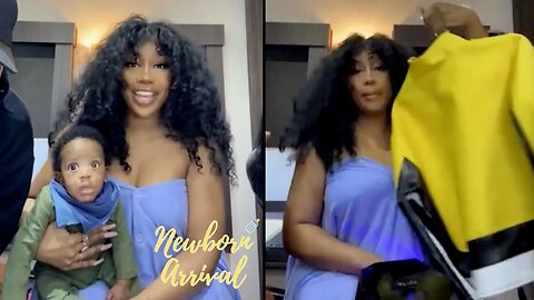 SZA Introduces Nova On The Set Of Her Music Video Shoot! 👶🏽