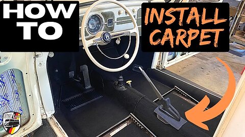How to Install a VW Beetle Carpet Kit!