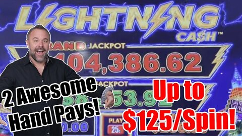 High Stakes 2 HUGE HAND PAYS - Lightning Cash - Foxwoods Resort & Casino