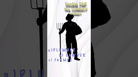 🧑🏼‍🌾Guess the farm animal shadow game plumber lawyer farmer? quiz video Black Eyed Peas #shorts