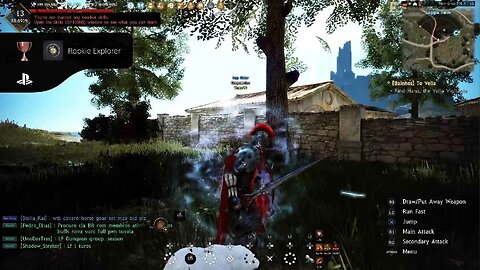 Black Desert on-line gameplay solo guerreiro.