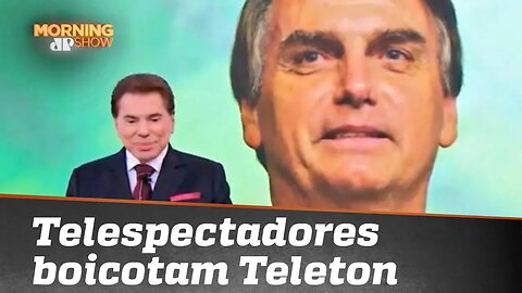 "Ódio do bem": Telespectadores boicotam Teleton após ligação de Bolsonaro