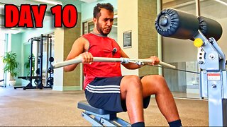 HardGainer Spring Cut Day 10 - Back & Biceps Workout