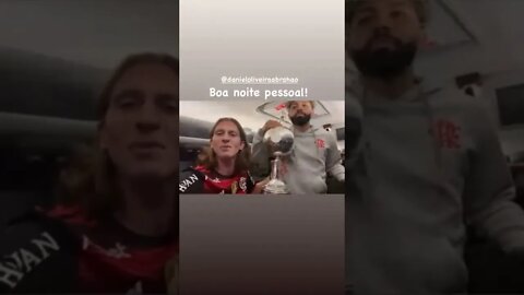 😄 Boa tarde pessoal! Filipe Luís e Gabigol imitam Daniel Jogadas no story! Boa tarde pessoal!