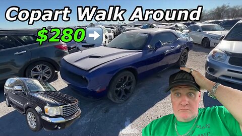 Copart Walk Around, New Challenger, Charger, Aspen, and Carnage