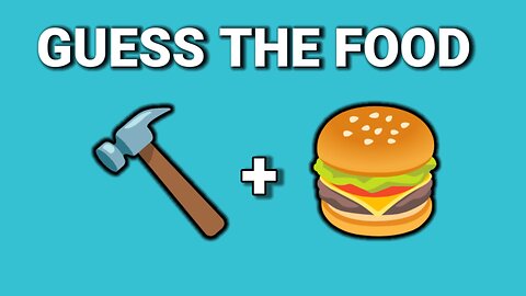 guess the food by emoji/food quiz