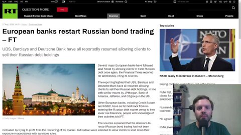 Europe banks restart Russian bond trading to allow clients to get rid of their Russian assets