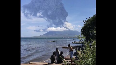 Indonesian volcano erupts, forcing residents to flee
