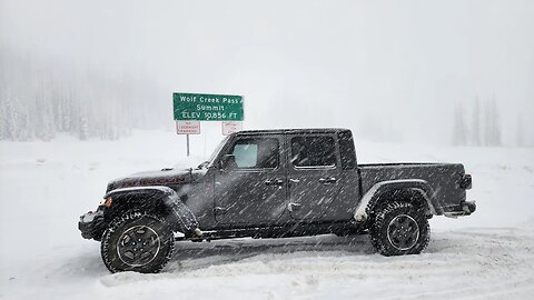 Storm Hunter, 10,864 ft Wolf Creek Pass, Winter Warning