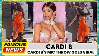 Cardi B | Before They Were Famous | Cardi B's Mic Throw Drama!