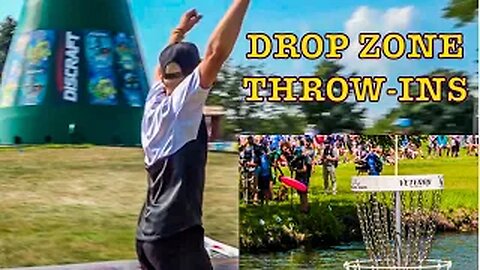 THROWING IN & MAKING PUTTS FROM THE DROP ZONE - DISC GOLF COMPILATION