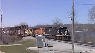 IC 1021 Leading EB CN G882 Grain in Iowa Falls and Cedar Falls, IA on April 21, 2022 #Steel Highway#