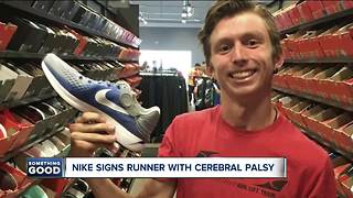 Nike signs runner with cerebral palsy