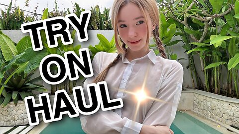 See-Through ClothesTry on Haul | Transparent Fabric & No Bra Trend