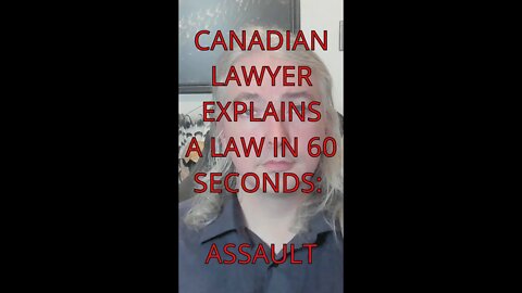 Lawyer Explains A Law In 60 Seconds: Assault. #shorts