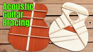 Building an Acoustic Guitar | Bracing the Plates