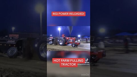 Red Power Hot Farm Tractor! #hotfarm #hot #farm #tractorpull #tractorcompetition