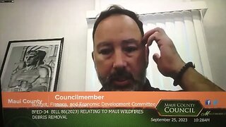 MAUI WILDFIRES DEBRIS REMOVAL 9-25-23 Questioning the Resources 6 Gabe Johnson