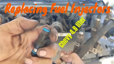 Going Through The Steps Of Replacing Fuel Injectors For A GM 4.8 Liter