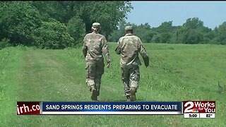 Sand Springs residents wait, worry while levee integrity is tested