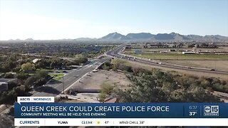 Queen Creek could create police force