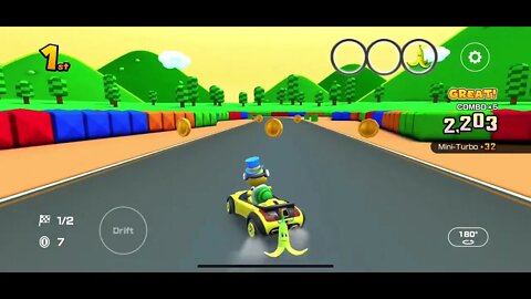 Mario Kart Tour - SNES Mario Circuit 3R Gameplay & OST
