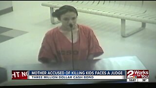 Mother accused of killing kids faces a judge
