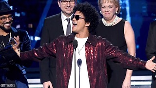 Bruno Mars Racks Up Grammy's and Wins Album Of The Year | 2018 Grammys