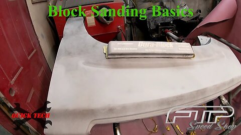 Block Sanding Basics Quick Tech