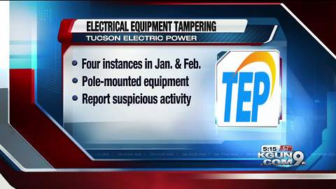 TEP offers $5K reward for info on outage-causing tamperers