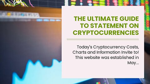 The Ultimate Guide To Statement on Cryptocurrencies and Initial Coin Offerings