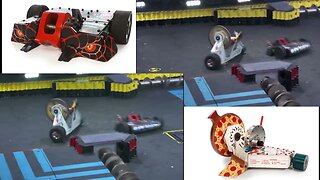 BattleBot Black Dragon v BattleBots Riperoni Side By Side - Media from Whyachi Live Stream